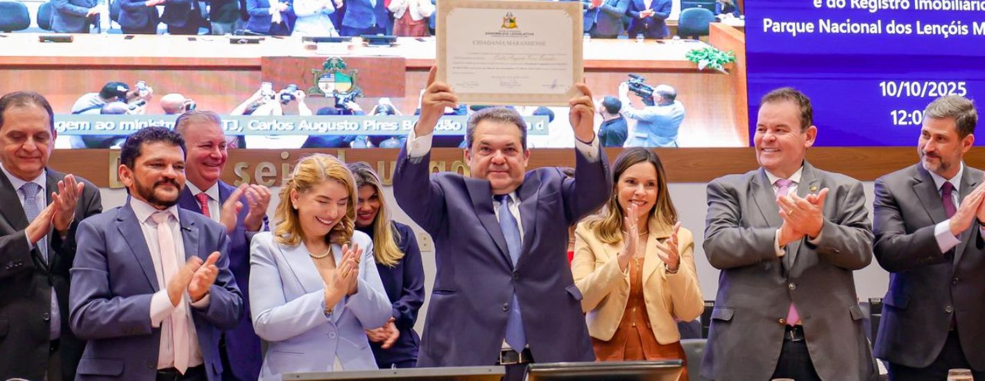 Alema concede Título de Cidadão Maranhense e Medalha Manuel Beckman a ministro Carlos Augusto Pires
