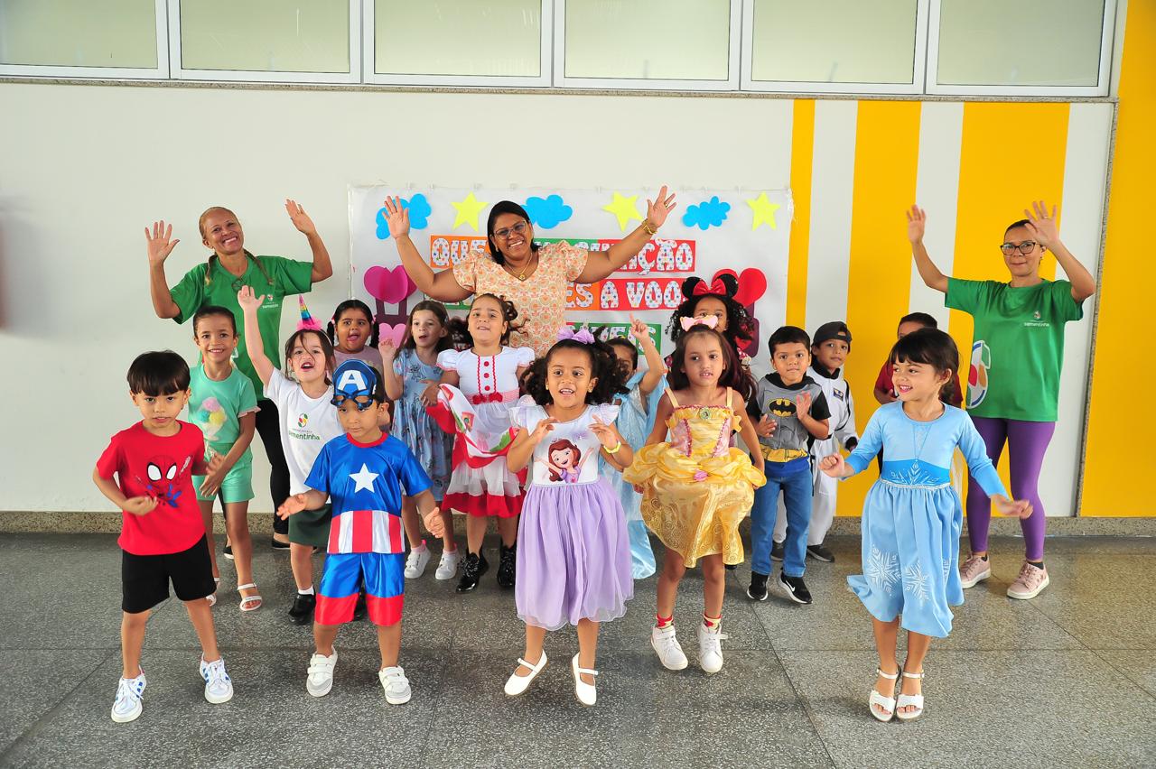 Creche-Escola Sementinha inicia Semana da Criança com brincadeiras e muita diversão