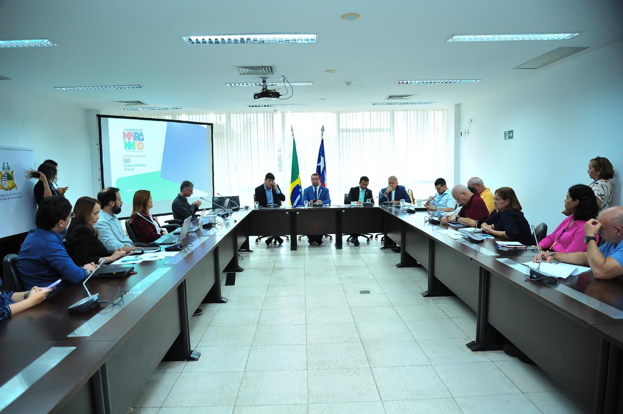 Reunião da Comissão de Saúde com a SES / Fotos: Miguel Viegas
