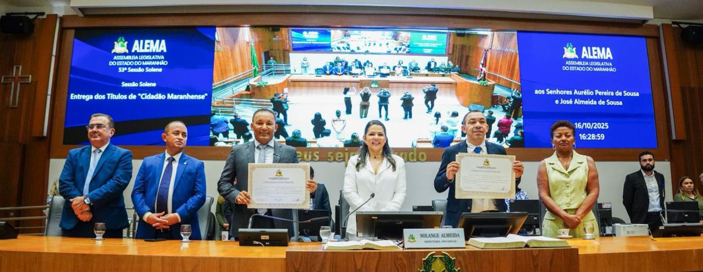 Assembleia homenageia personalidades com Título de ‘Cidadão Maranhense’