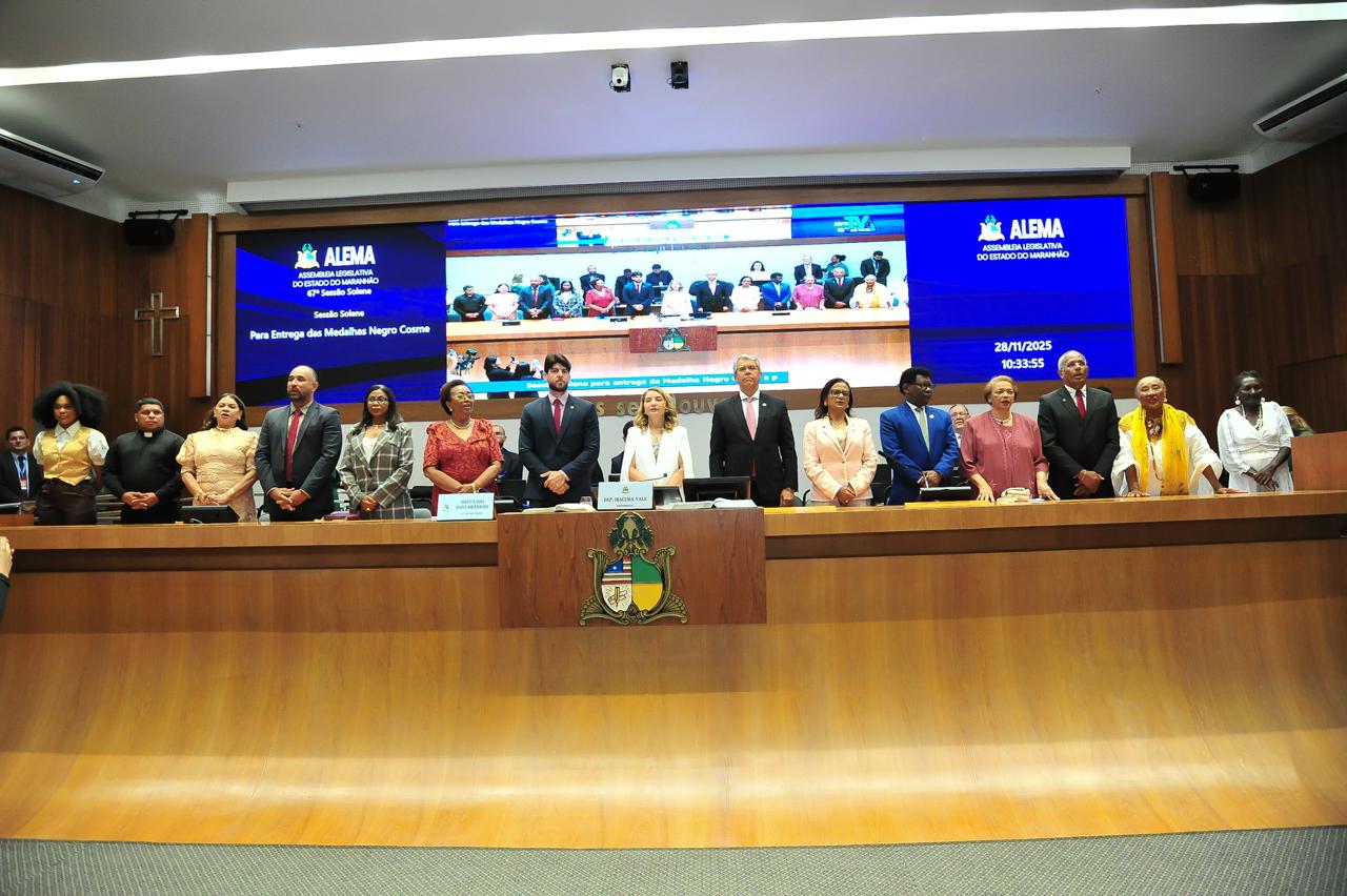 Sessão Solene de entrega da Medalha Negro Cosme a personalidades / Fotos: Wesley Ramos e Miguel Viegas