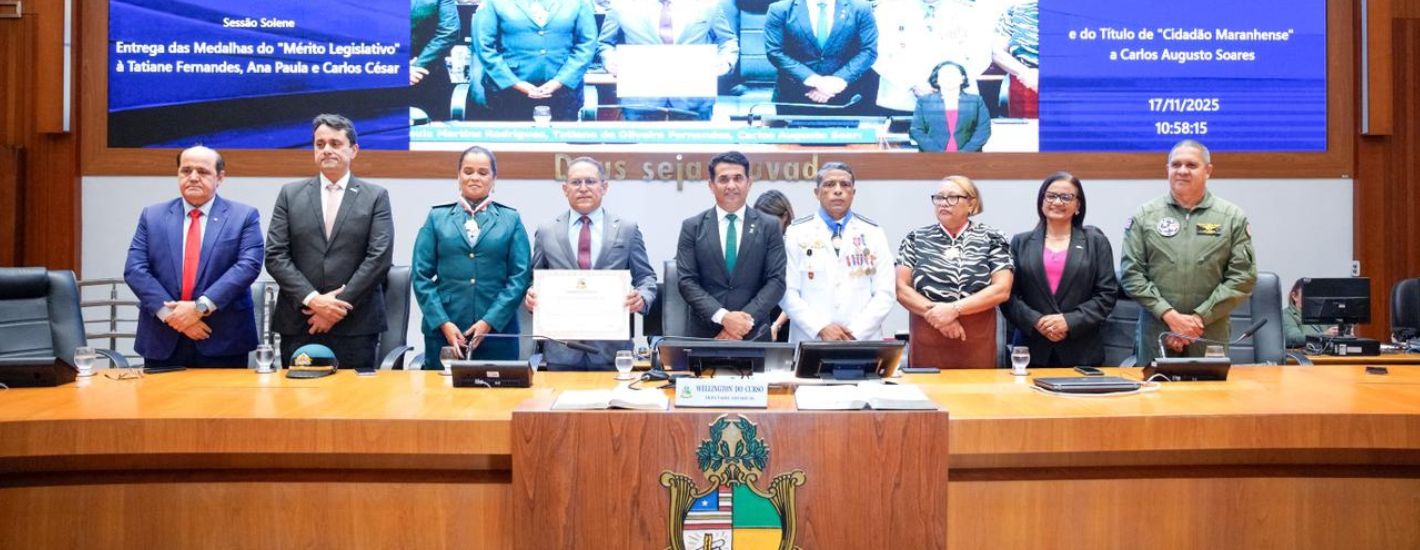 Assembleia concede ‘Título de Cidadão Maranhense’ a médicos e professor