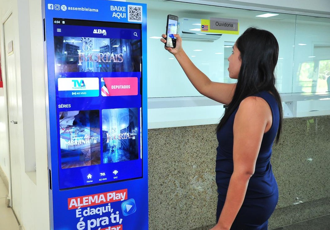 AlemaPlay tem divulgação reforçada em ação voltada a visitantes e servidores da Assembleia
