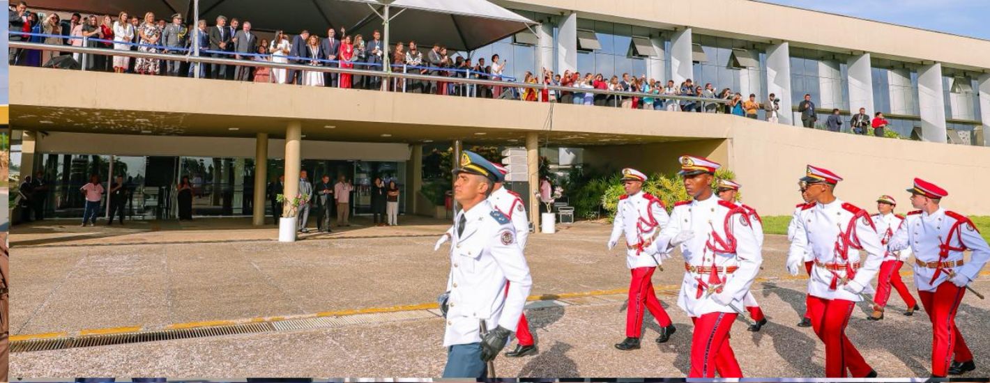 Cerimônia militar marca abertura dos trabalhos da Assembleia Legislativa do Maranhão