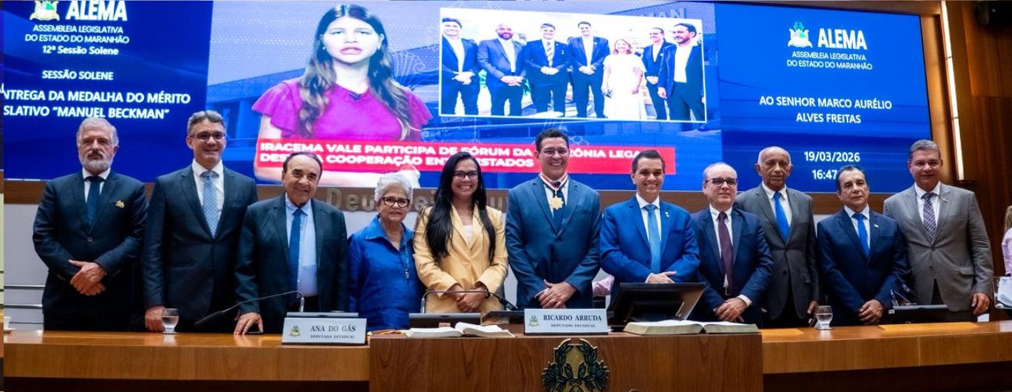 Marcos Aurélio Alves Freitas recebe Medalha ‘Manuel Beckman’