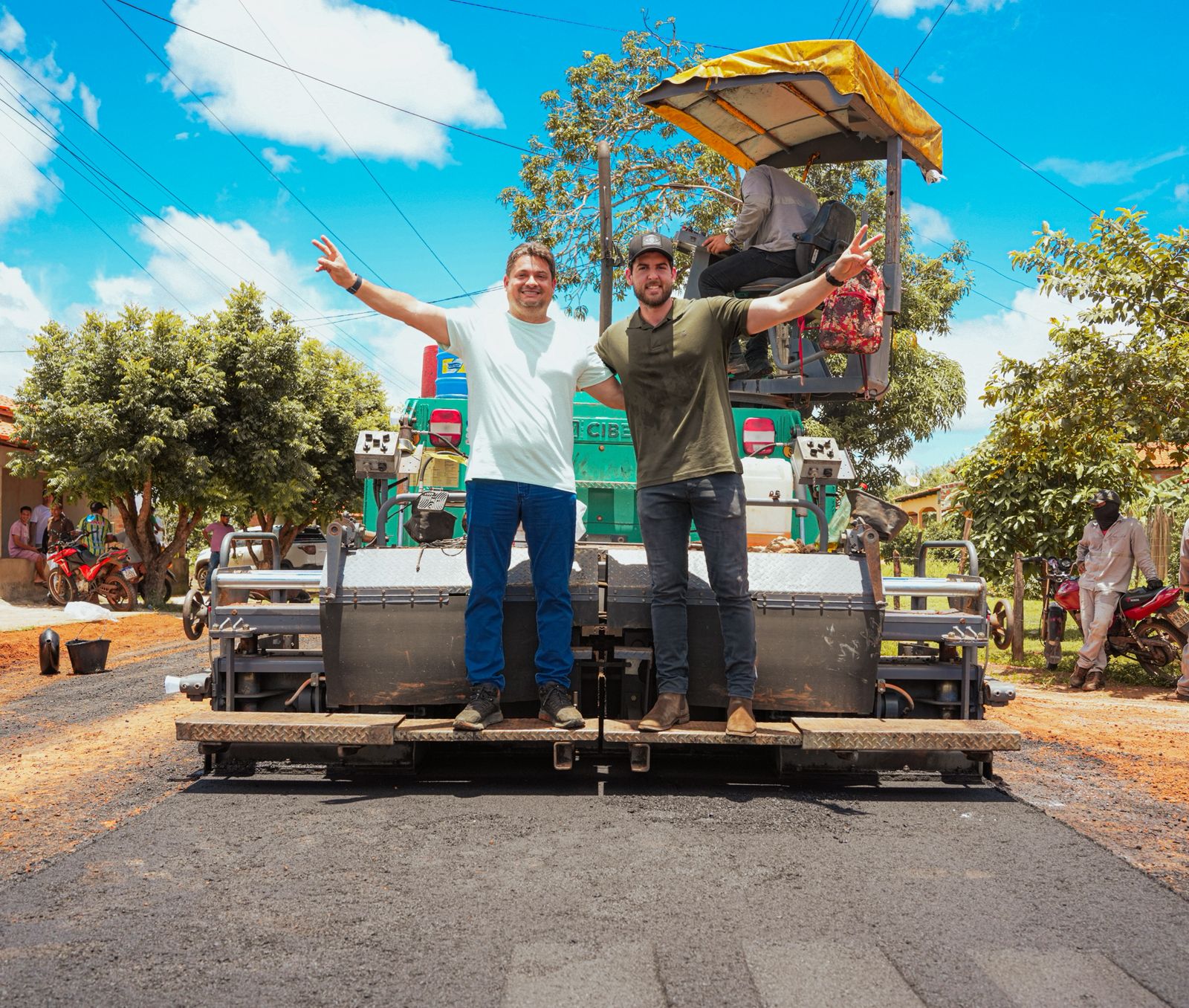 Parceria entre Davi Brandão e Alex Almeida fortalece obras e investimentos em Lago Verde