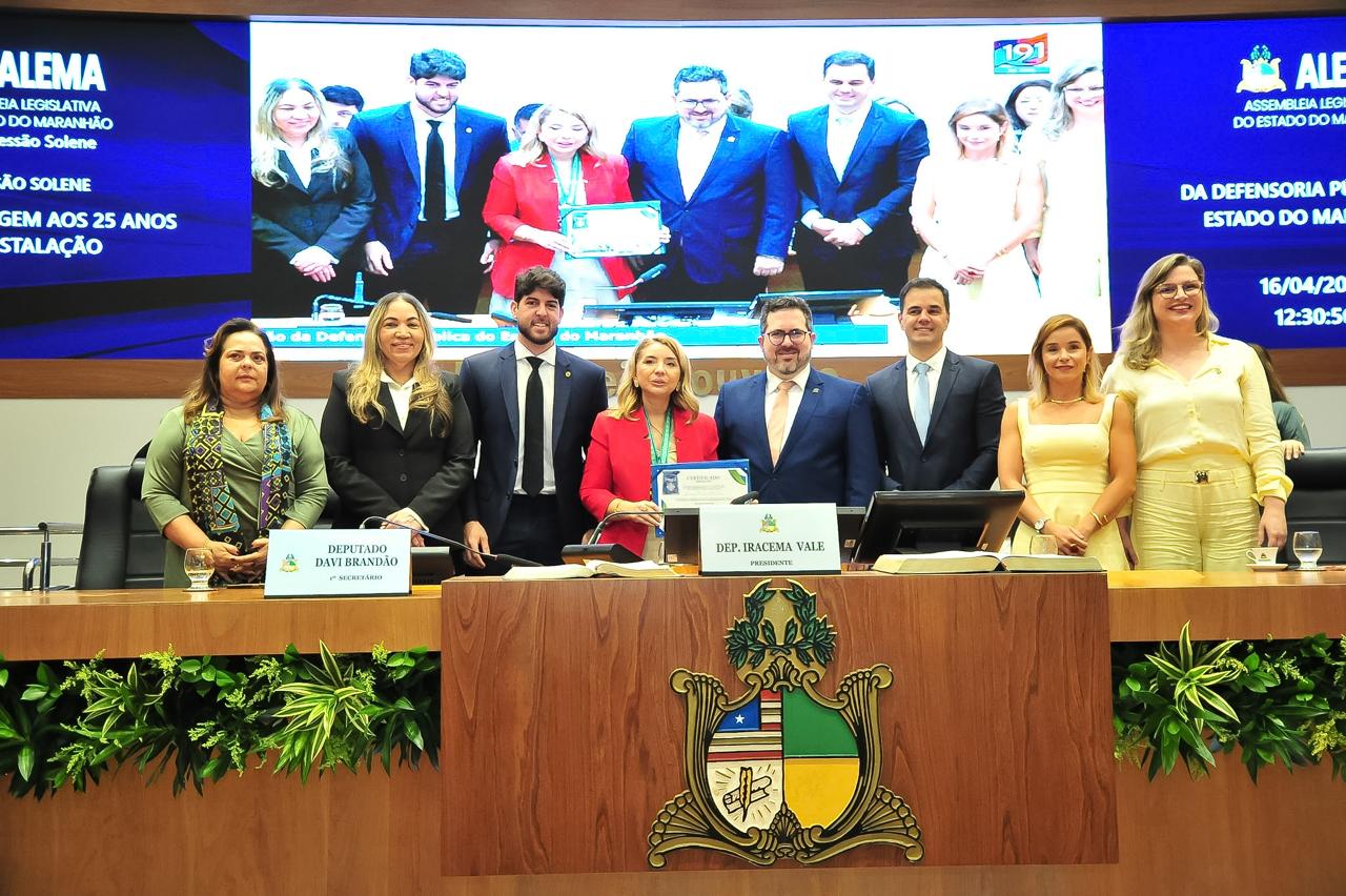 Sessão solene 25 anos da Defensoria Pública do MA