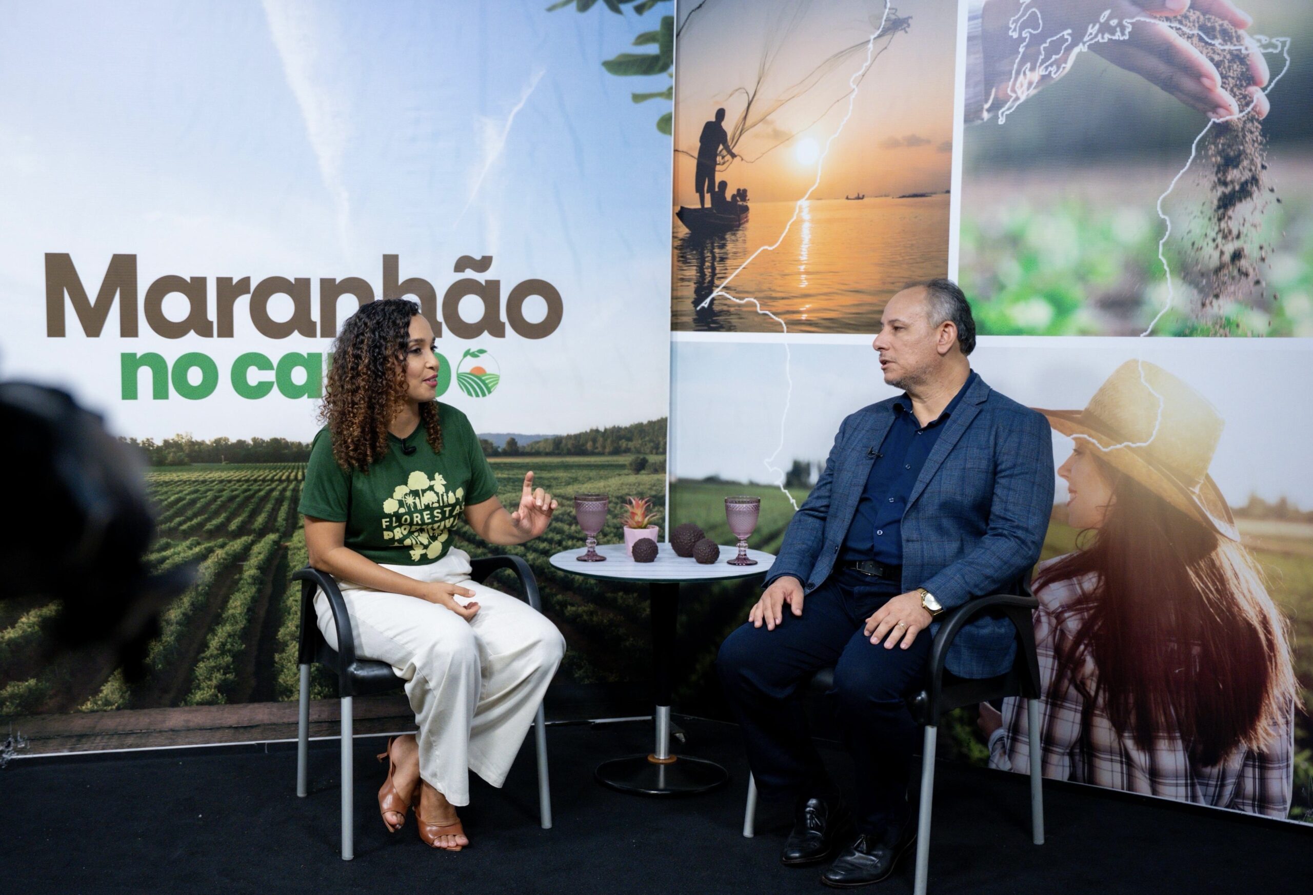 Mário Porto entrevistou Élida Bogéa no programa deste sábado